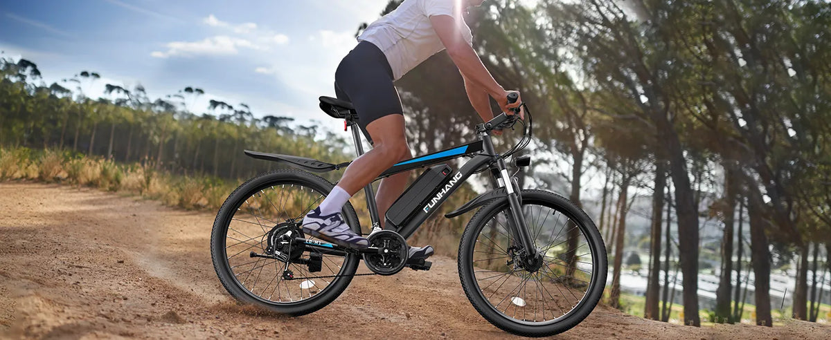 Funhang Electric Mountain Bike for Adults