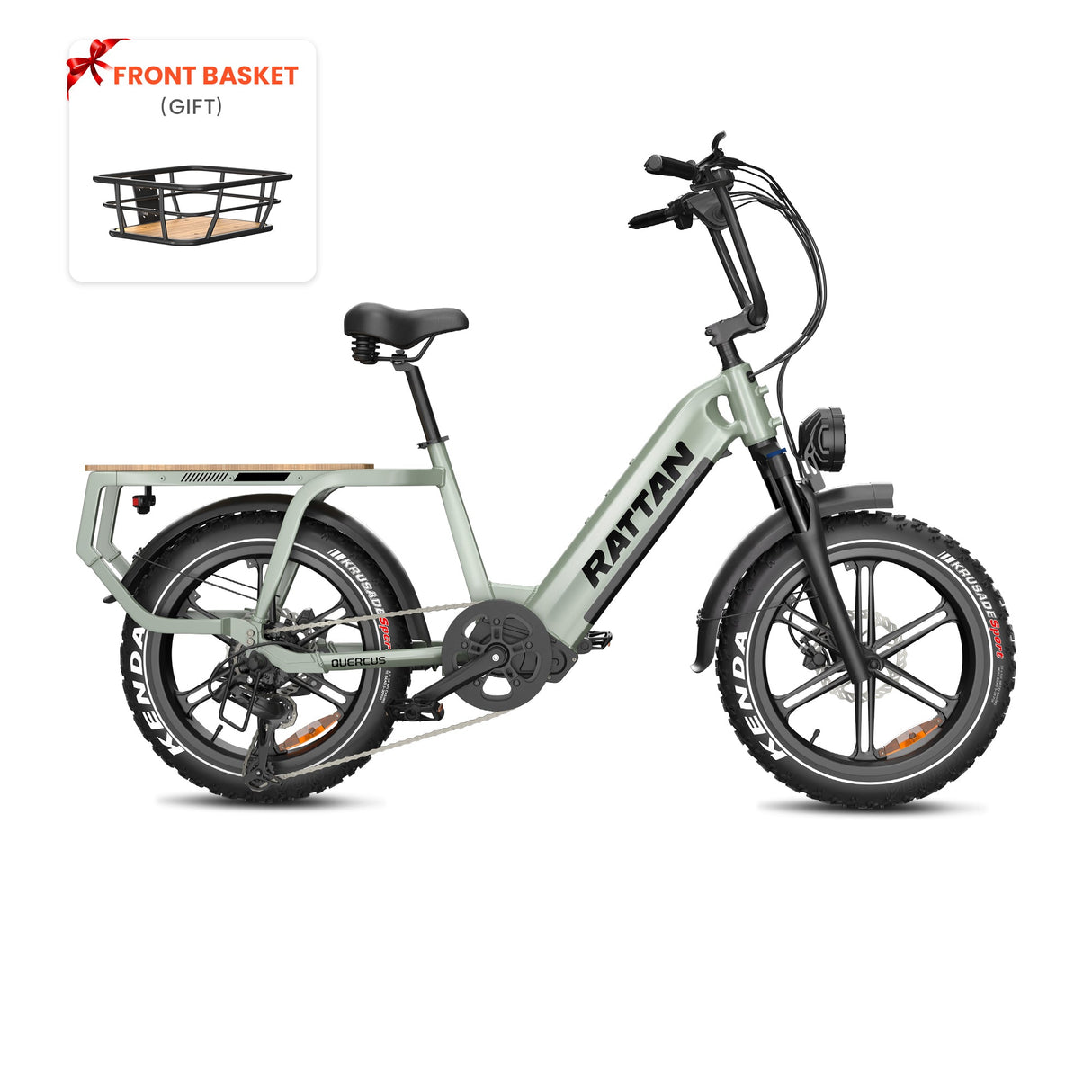 Rattan Quercus Long Range Utility Ebike