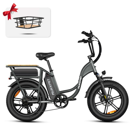 Mukkpet Breeze Dual-Battery Cargo Ebike