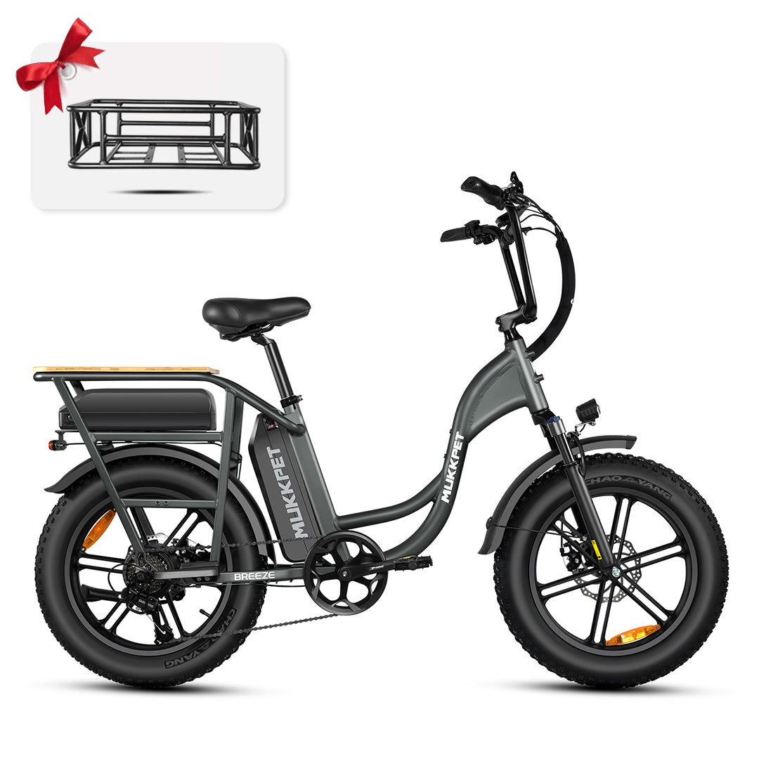 Mukkpet Breeze Dual-Battery Cargo Ebike