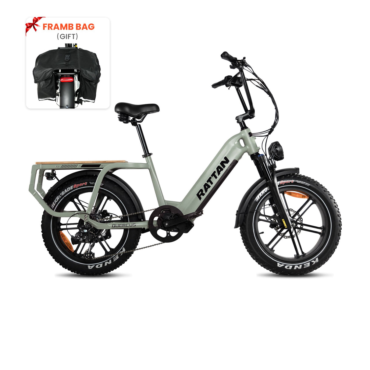 Rattan Quercus Long Range Utility Ebike