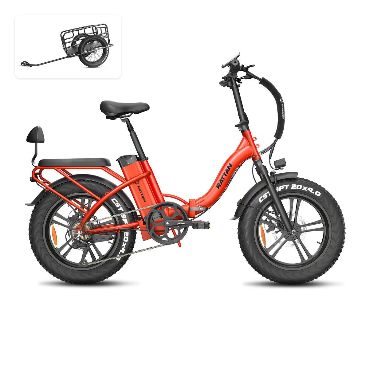 Rattan LF 750 Pro Purple Folding Ebike