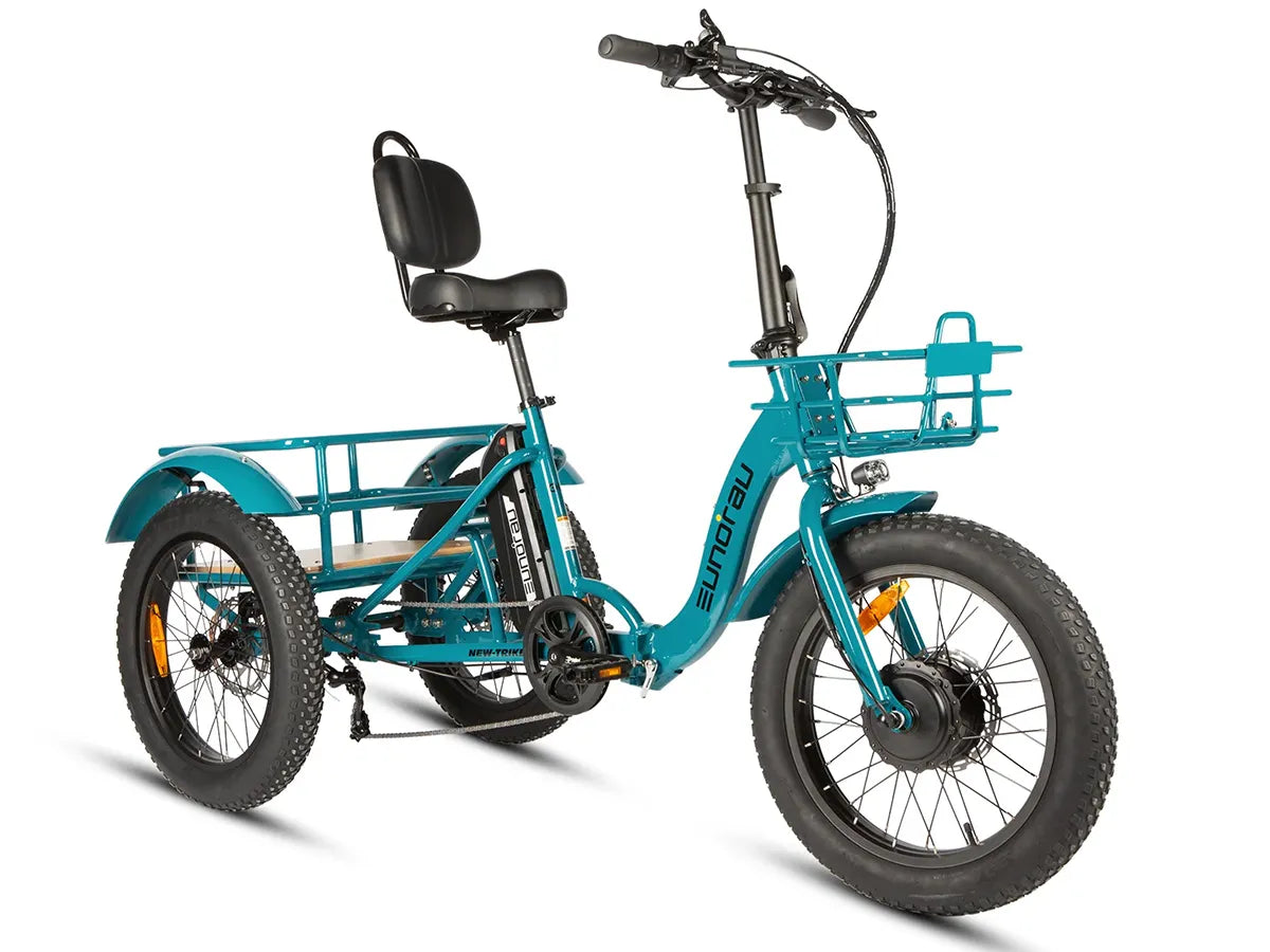 Eunorau New-Trike 2.0 blue electric trike bike