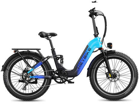 Heybike Horizon blue electric bicycle