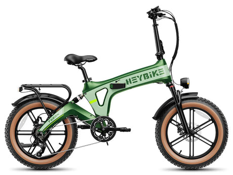 Heybike Tyson ebike with full suspension