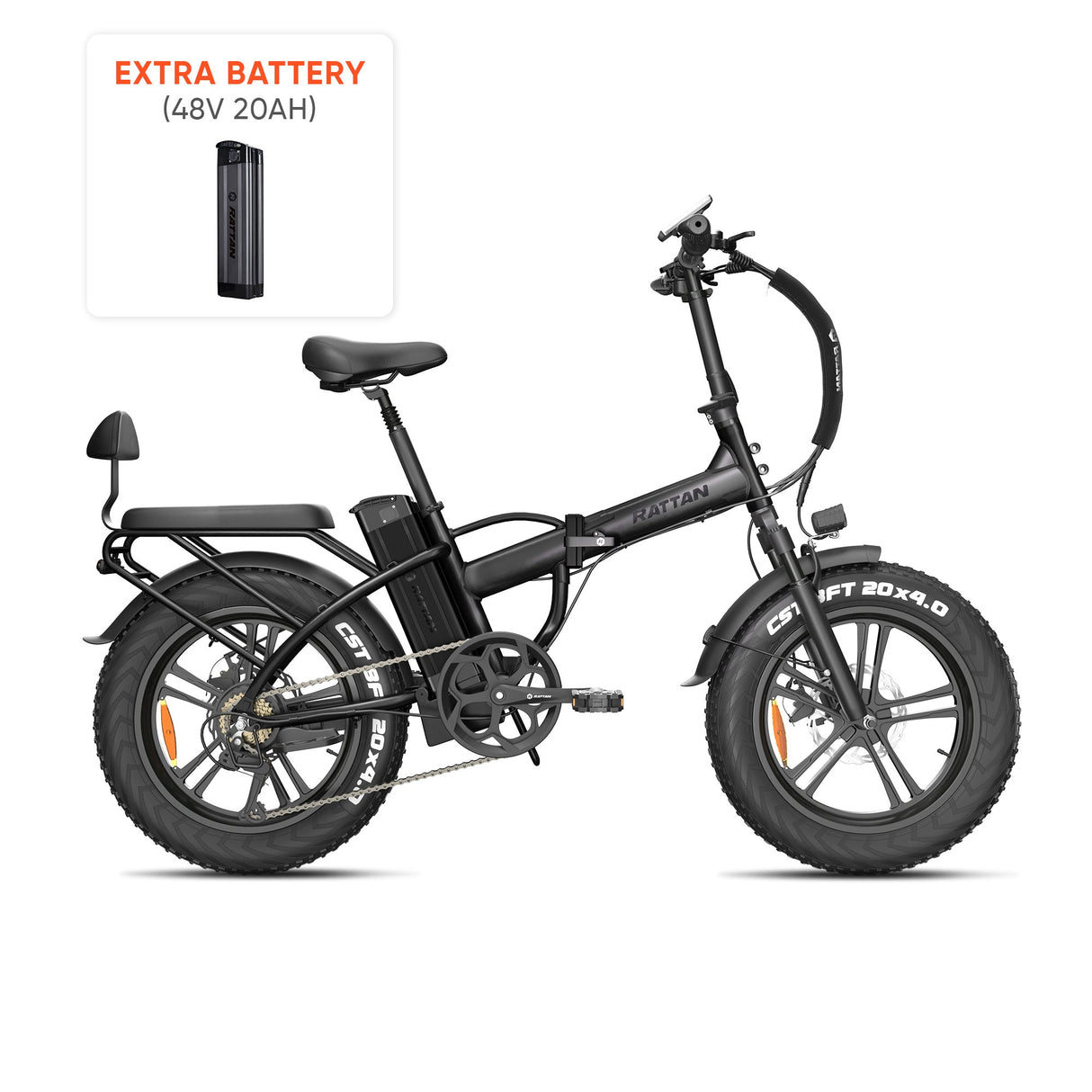 Rattan LM 750 Pro Folding Ebike