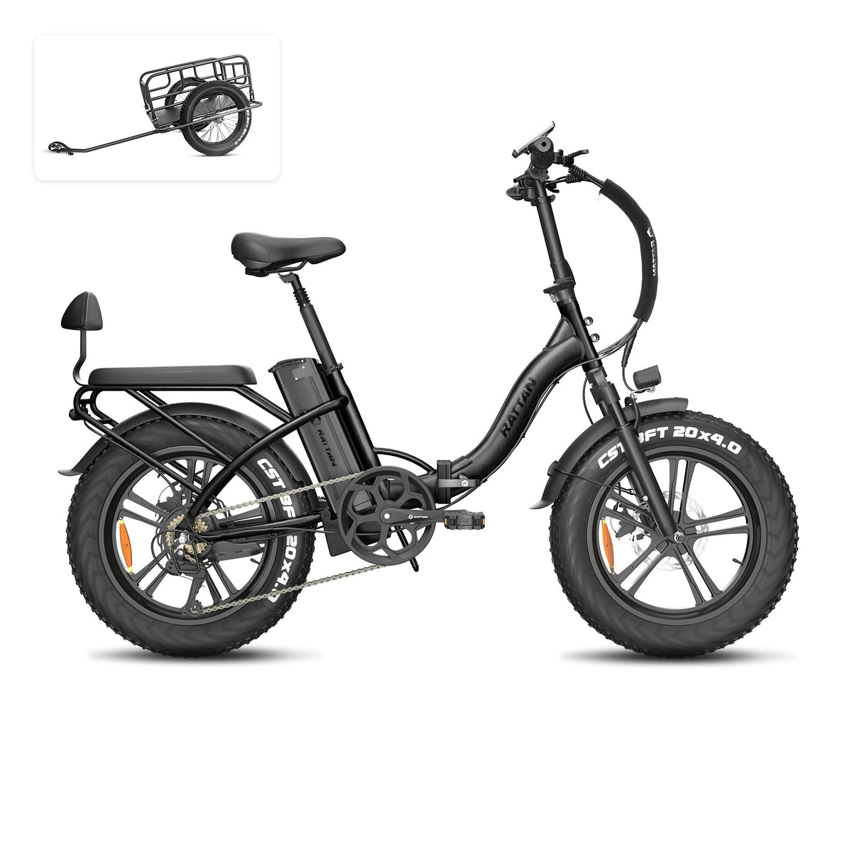 Rattan LF 750 Pro Purple Folding Ebike