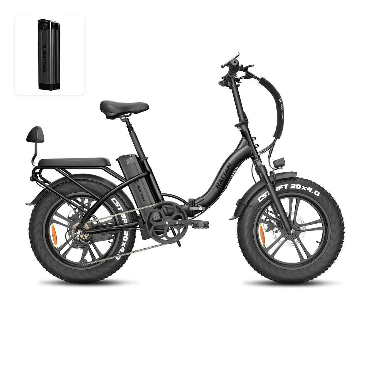 Rattan LF 750 Pro Purple Folding Ebike