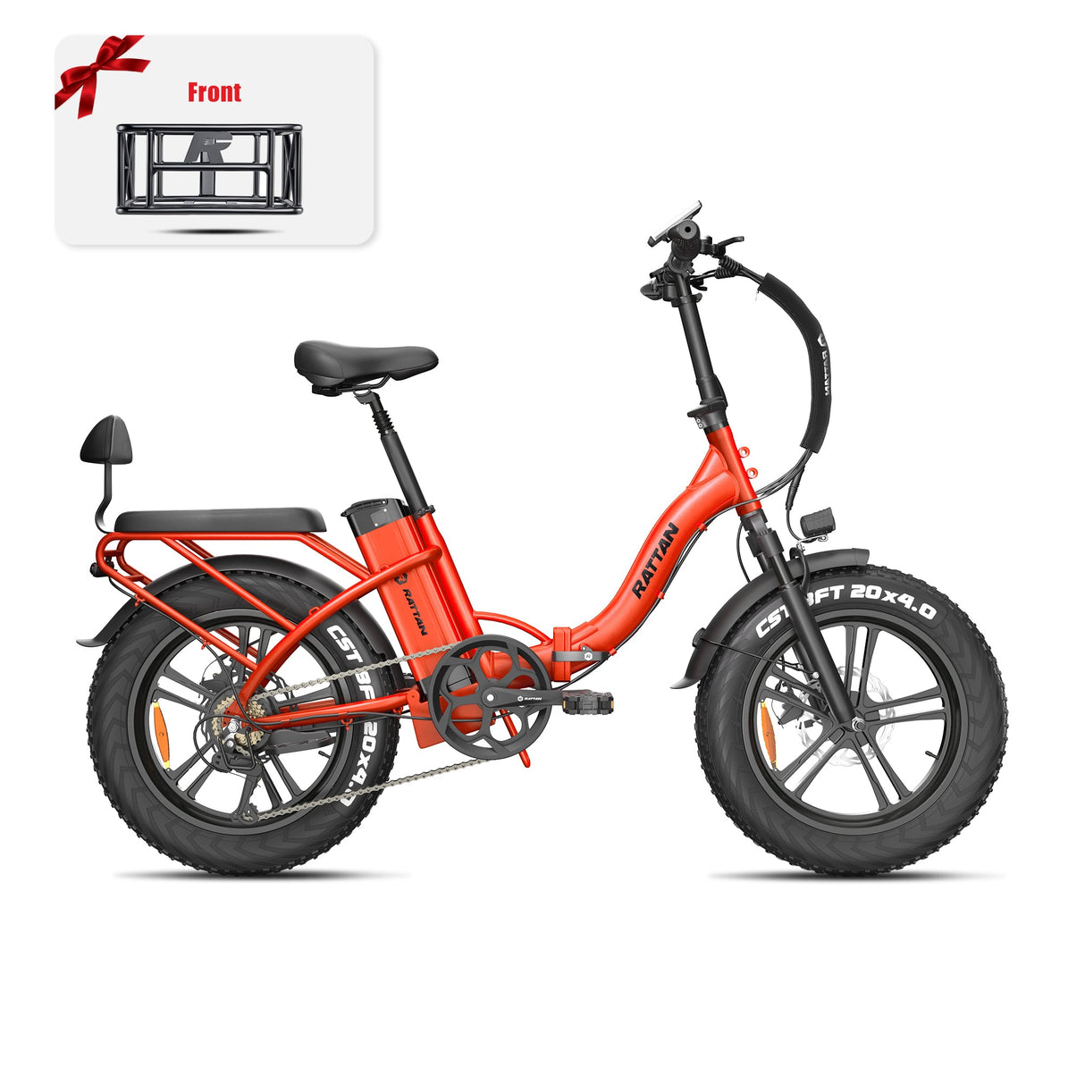 Rattan LF 750 Pro Purple Folding Ebike